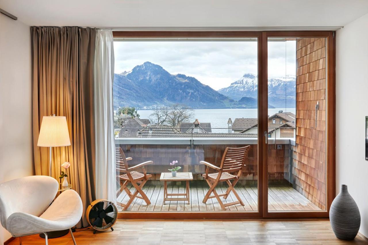 Hotel Roessli Gourmet & Spa Weggis Kültér fotó
